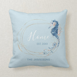 Dubbelzijdig zeepaardje van de kustlijn van de wat kussen