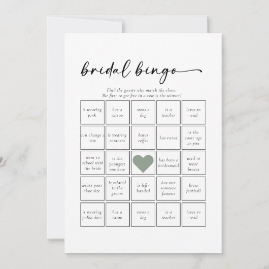 Dubbelzijdig zei hij dat ze zei Vrijgezellenfeest  Kaart (Achterkant)