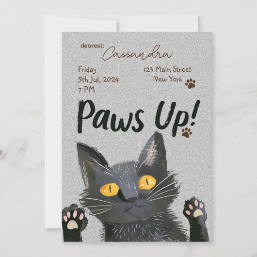 Dubbelzijdig-zoet zestien-poot-ty! zuiver kaart (Achterkant)