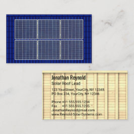 Dubbelzijdig zonne-energieblauw dak voor dakbedekk visitekaartje