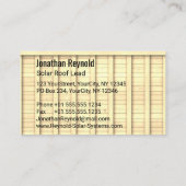 Dubbelzijdig zonnegodig dakbedekking met zonne-ene visitekaartje (Achterkant)