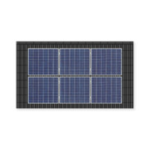 Dubbelzijdig zonnegodig rack-dakpannen voor zonne-