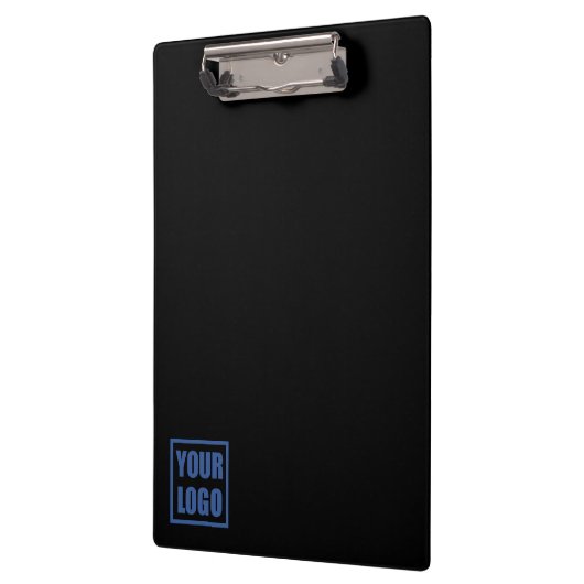 Dubbelzijdig zwart Logo voor bedrijven Klembord (Links)