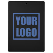 Dubbelzijdig zwart Logo voor bedrijven Klembord (Achterkant)