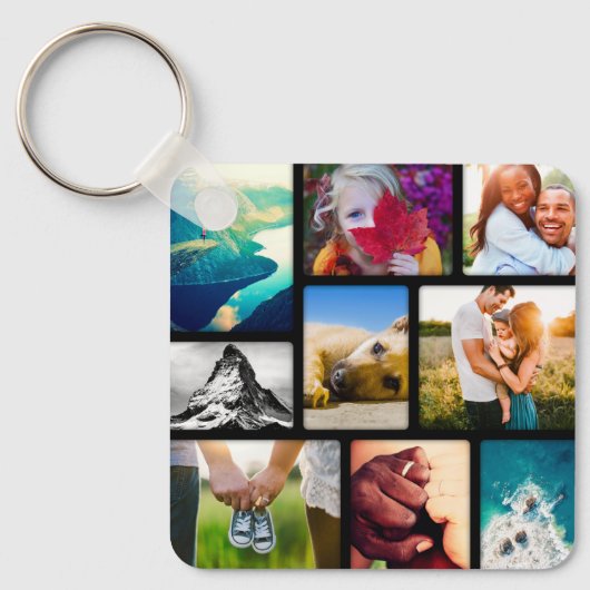Dubbelzijdige 18 Sleutelhanger voor fotocollage, z (Voorkant)