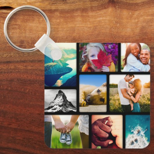 Dubbelzijdige 18 Sleutelhanger voor fotocollage, z (Voorkant)