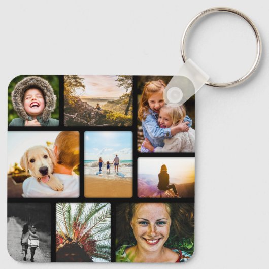 Dubbelzijdige 18 Sleutelhanger voor fotocollage, z (Achterkant)