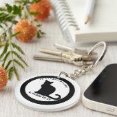 Dubbelzijdige acrylische sleutelhanger (Voorkant Rechts)