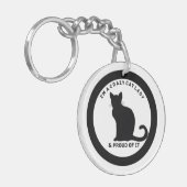 Dubbelzijdige acrylische sleutelhanger (Voorkant Links)