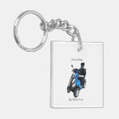 Dubbelzijdige acrylsleutelhanger sleutelhanger (Voorkant Links)