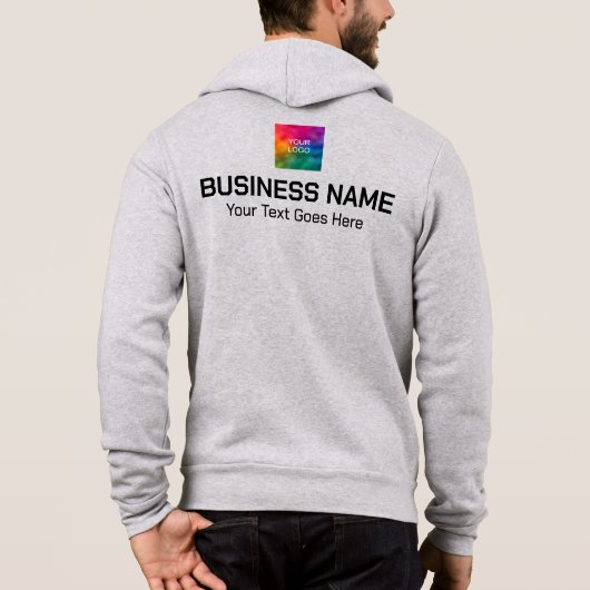 Dubbelzijdige afdruk voegt Logo Mannen toe Hoodie (Achterkant)