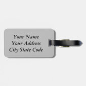 Dubbelzijdige bagagelabel (Achterkant horizontaal)