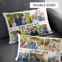 Dubbelzijdige collage met 10 foto's beste oma ooit