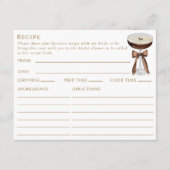 Dubbelzijdige Espresso Martini thema Recept Kaart (Voorkant)