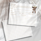 Dubbelzijdige Espresso Martini thema Recept Kaart