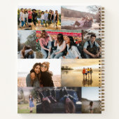 Dubbelzijdige fotocollage vrienden notitieboek (Achterkant)
