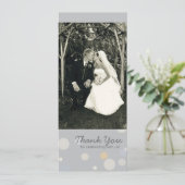 Dubbelzijdige fotokaart: Champagnebubbels Kaart (Staand voorkant)