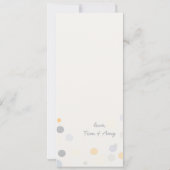 Dubbelzijdige fotokaart: Champagnebubbels Kaart (Achterkant)