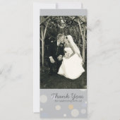 Dubbelzijdige fotokaart: Champagnebubbels Kaart (Voorkant)