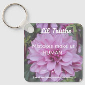 Dubbelzijdige fouten maken ons tot een menselijke sleutelhanger (Voorkant)