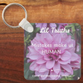 Dubbelzijdige fouten maken ons tot een menselijke sleutelhanger (Voorkant)