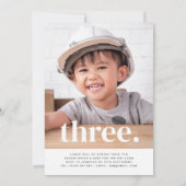 Dubbelzijdige gezamenlijke foto verjaardag - Jonge Kaart (Achterkant)