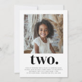 Dubbelzijdige gezamenlijke foto verjaardag - Jonge Kaart (Voorkant)