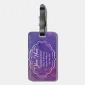 Dubbelzijdige Groene Libelle Bagagelabel (Achterkant verticaal)