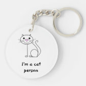 Dubbelzijdige katten- en hondenkeyring sleutelhanger (Achterkant)