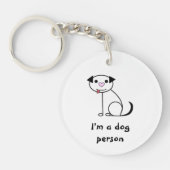 Dubbelzijdige katten- en hondenkeyring sleutelhanger (Voorkant)