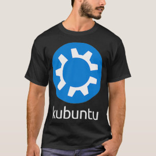 DUBBELZIJDIGE Kubuntu Linux Software Security en P T-shirt
