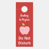 Dubbelzijdige leraar deurhanger (Voorkant)