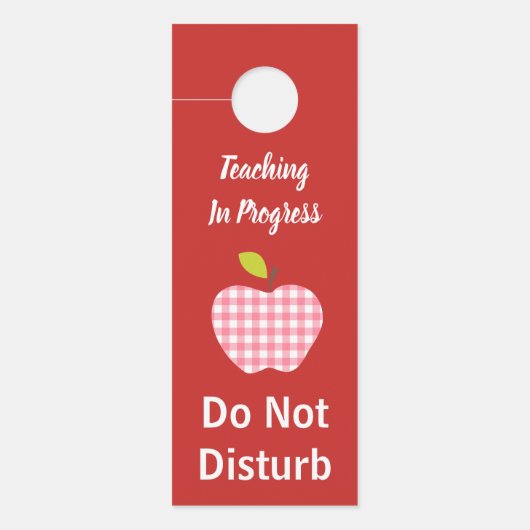 Dubbelzijdige leraar deurhanger (Voorkant)