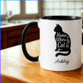 Dubbelzijdige leuke kattenliefhebber mok