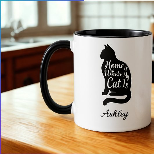 Dubbelzijdige leuke kattenliefhebber mok