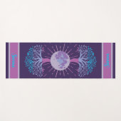 Dubbelzijdige levensboom maan yogamat (Voorkant (horizontaal))