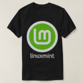 DUBBELZIJDIGE Linux Mint Comfortabele vertrouwde c T-shirt (Design voorkant)
