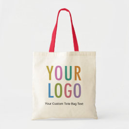Dubbelzijdige Logo Canvas Canvas tas met rode hand