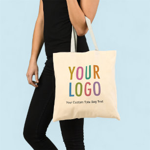 Dubbelzijdige Logo Canvas tas 100% Katoen Geen min