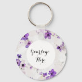 Dubbelzijdige Logo QR Code sleutelhanger (Voorkant)