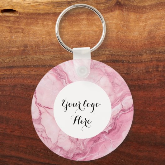 Dubbelzijdige Logo QR Code sleutelhanger (Voorkant)