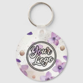 Dubbelzijdige Logo QR Code sleutelhanger (Voorkant)