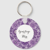 Dubbelzijdige Logo QR Code sleutelhanger (Voorkant)