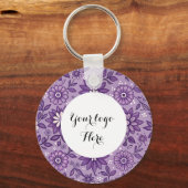 Dubbelzijdige Logo QR Code sleutelhanger (Voorkant)