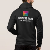 Dubbelzijdige Logo van Business Company, hier Mann Hoodie (Achterkant)