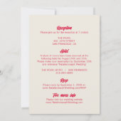 Dubbelzijdige moderne kleurrijke retro gewaagde br kaart (Achterkant)