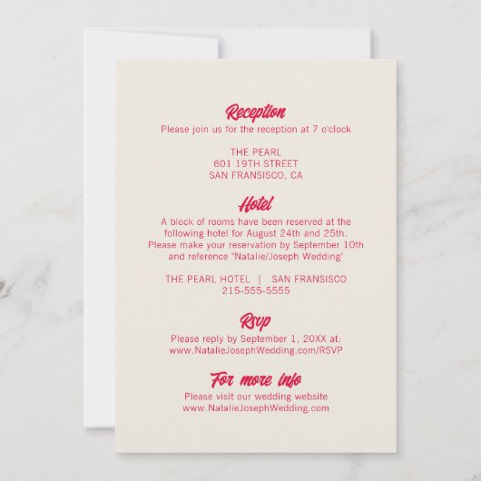 Dubbelzijdige moderne kleurrijke retro gewaagde br kaart (Achterkant)