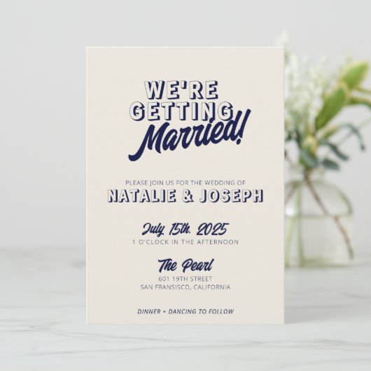 Dubbelzijdige moderne kleurrijke retro gewaagde br kaart (Staand voorkant)