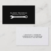 Dubbelzijdige moersleutel 2 | Monteur (elite2) Visitekaartje (Voorkant / Achterkant)