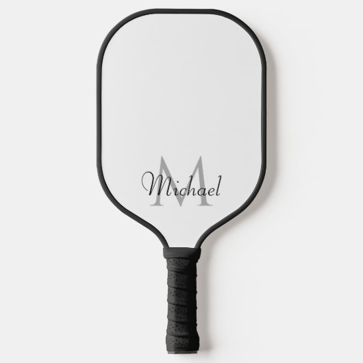 Dubbelzijdige monogrammen met elegante ontwerpSjab Pickleball Paddle (Voorkant)